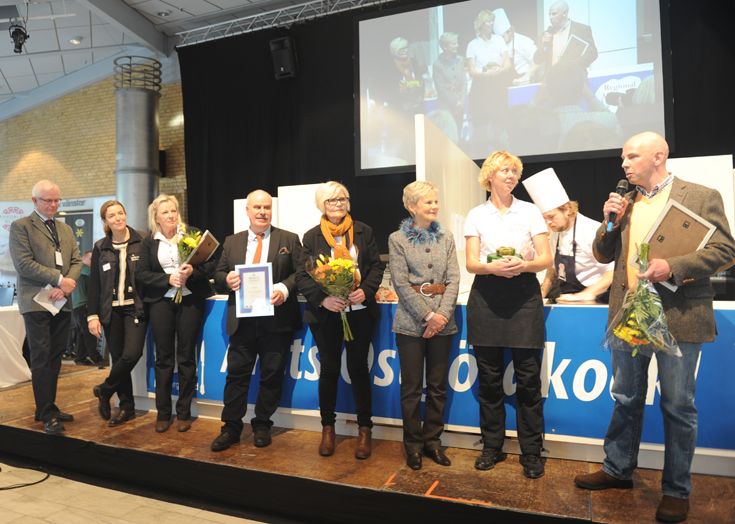 Hagdahlsakademien på scenen vid matmässan Smaka på Östgötamat 12 oktober